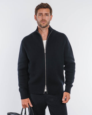 Chaqueta de Lana Lounge en Color Negro