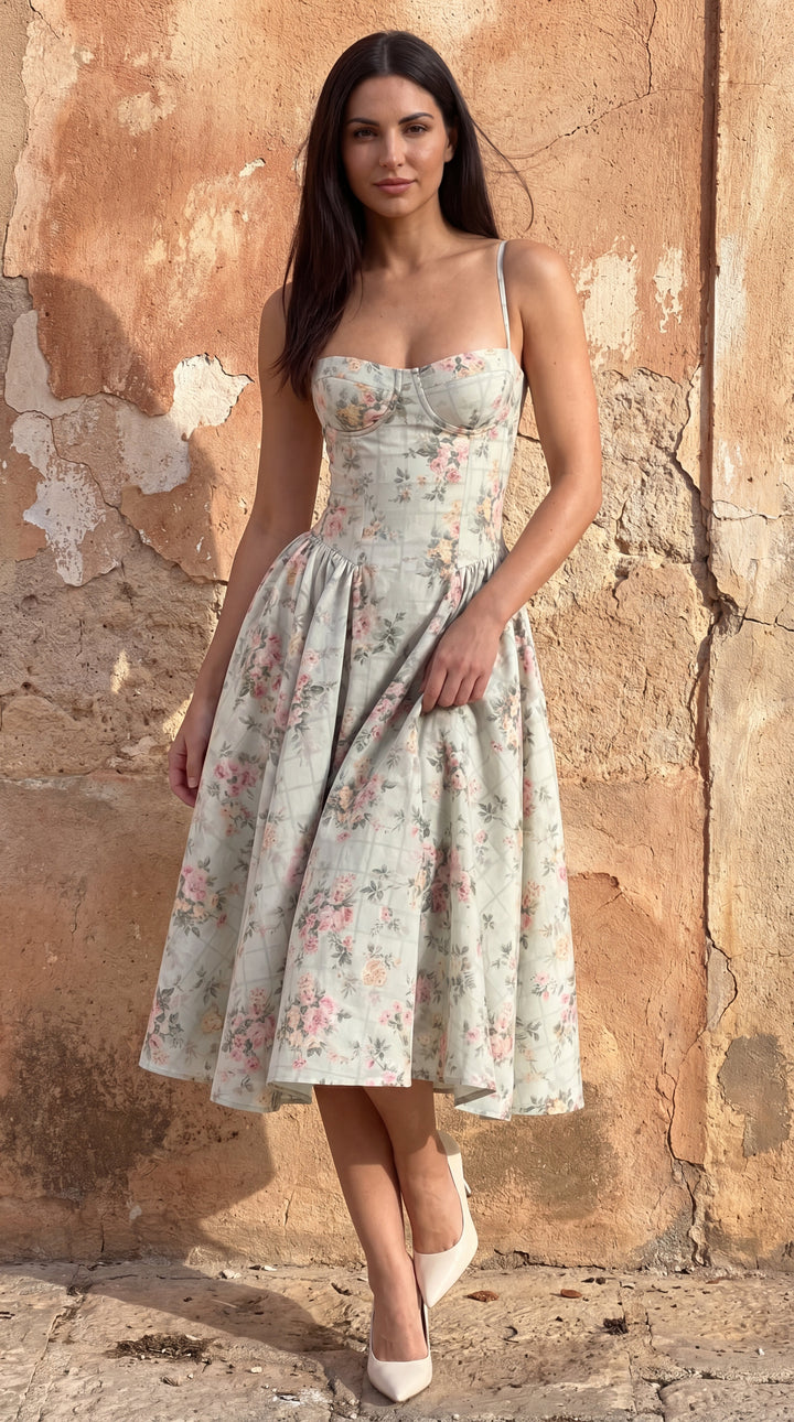 Corsé Odette - Vestido Midi Elegante