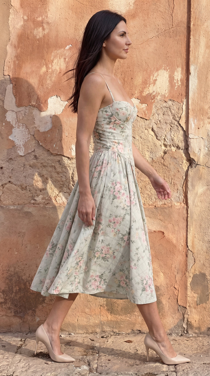 Corsé Odette - Vestido Midi Elegante