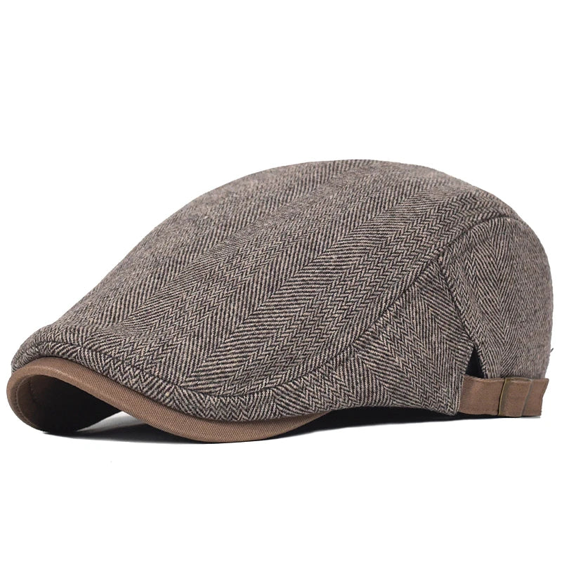Marcos | Boina moderna para hombre con patrón de espiga