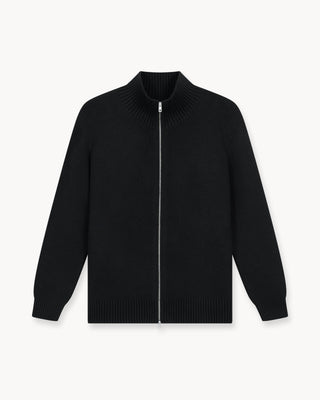 Chaqueta de Lana Lounge en Color Negro