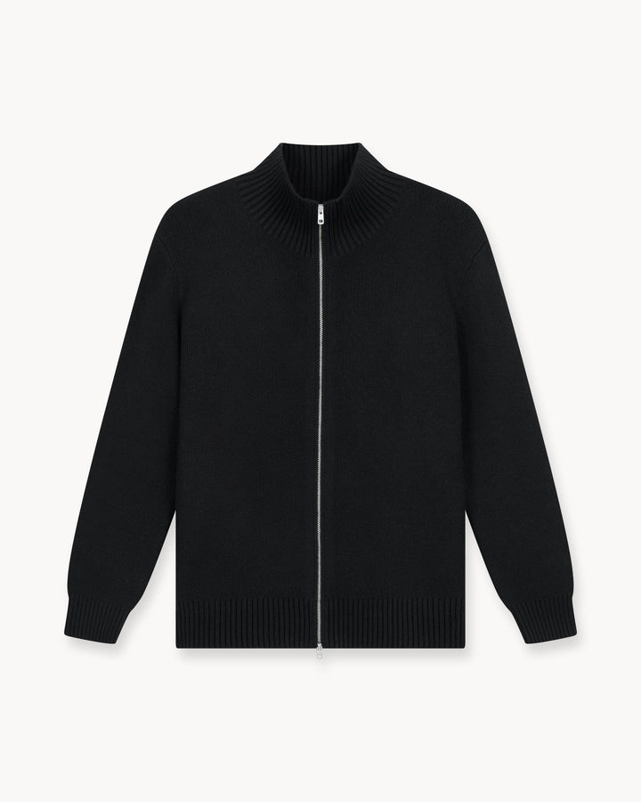 Chaqueta de Lana Lounge en Color Negro