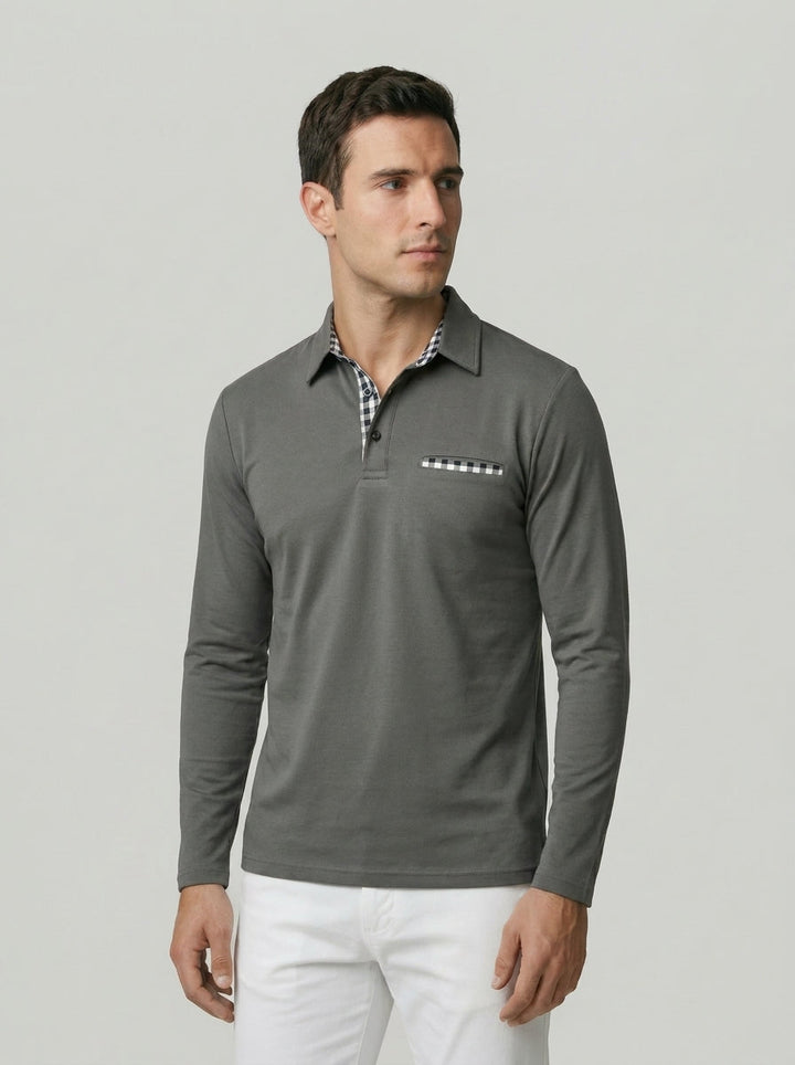 José | Camisa Polo de Manga Larga