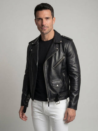 Austin | Chaqueta bomber de cuero