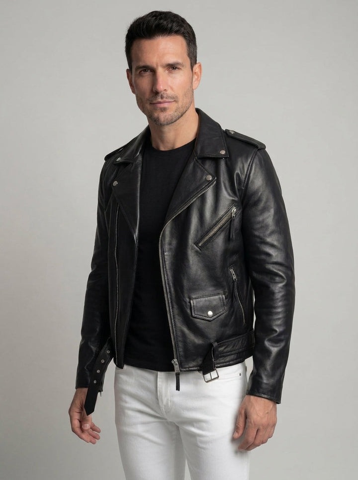 Austin | Chaqueta bomber de cuero