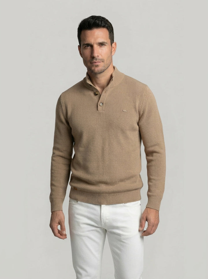 Javier | Jersey con Botones Elegantes