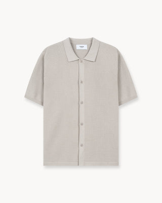 Camiseta de Manga Corta de Malla (Arena)