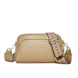 Paola | Bolso de Cuero Estilo Reptil