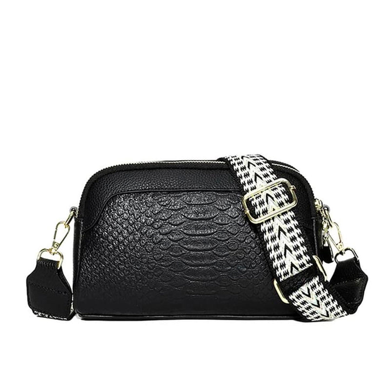 Paola | Bolso de Cuero Estilo Reptil