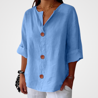 Soledad | Blusa de Lino Liviana para Verano