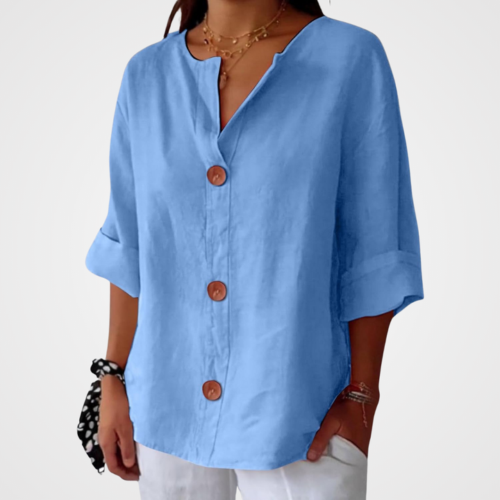 Soledad | Blusa de Lino Liviana para Verano