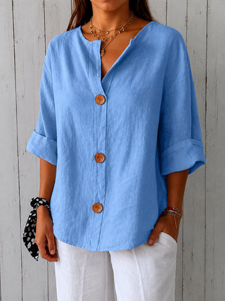 Soledad | Blusa de Lino Liviana para Verano