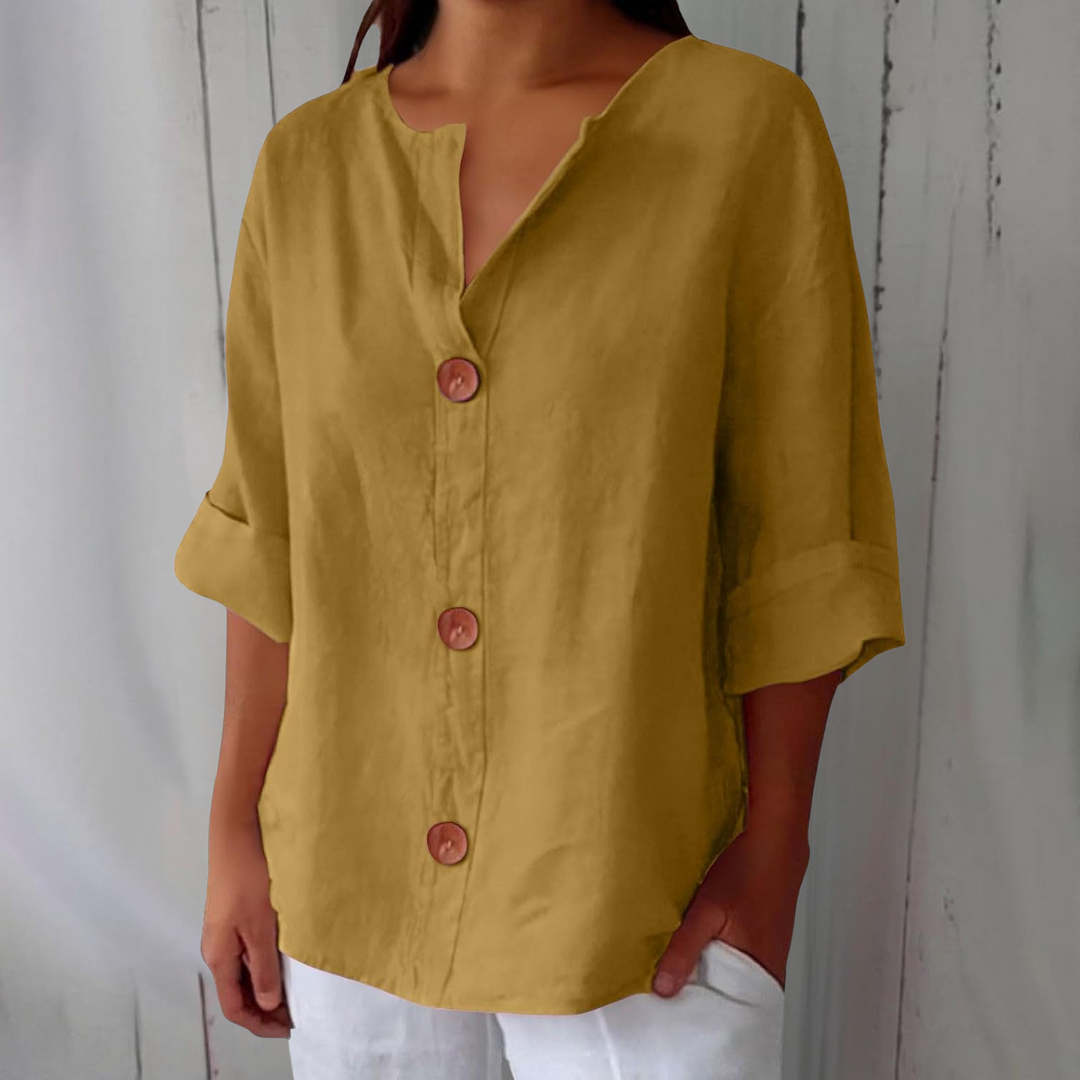 Soledad | Blusa de Lino Liviana para Verano