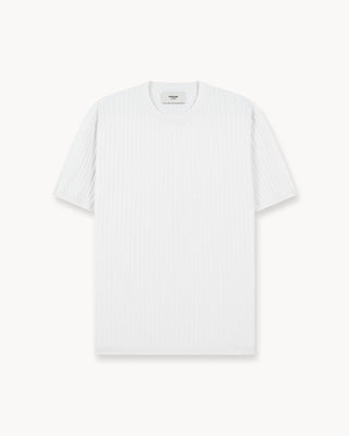 Camiseta de Punto Oversize (Blanco Roto)