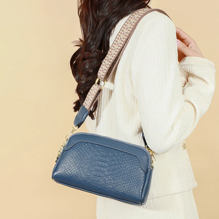 Paola | Bolso de Cuero Estilo Reptil