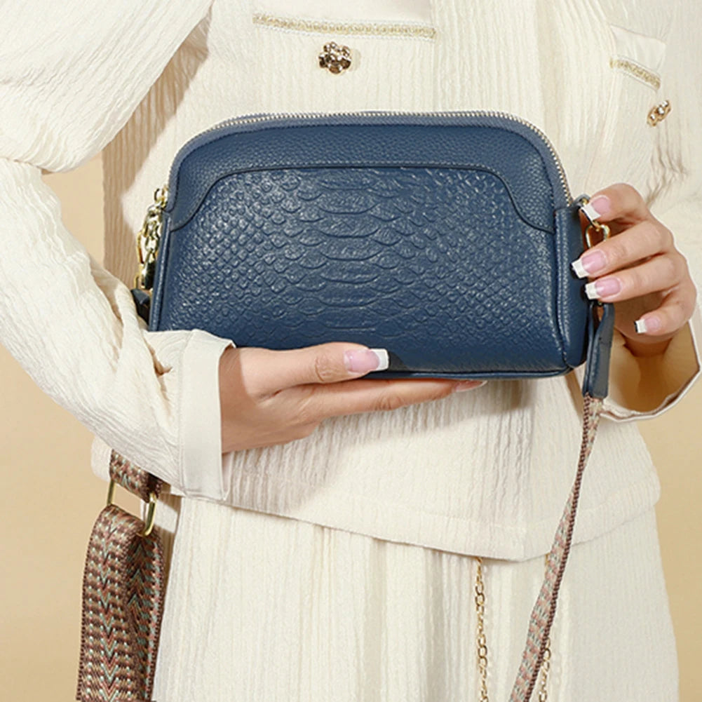 Paola | Bolso de Cuero Estilo Reptil