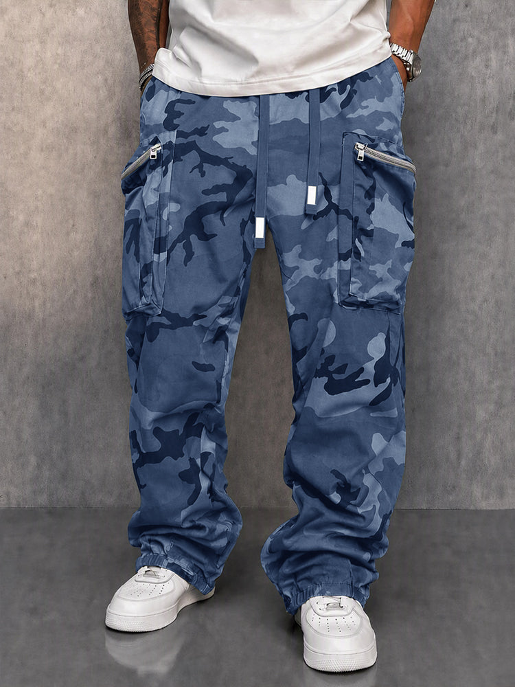 Pantalones Cargo de Camuflaje Estilo Calle Utility