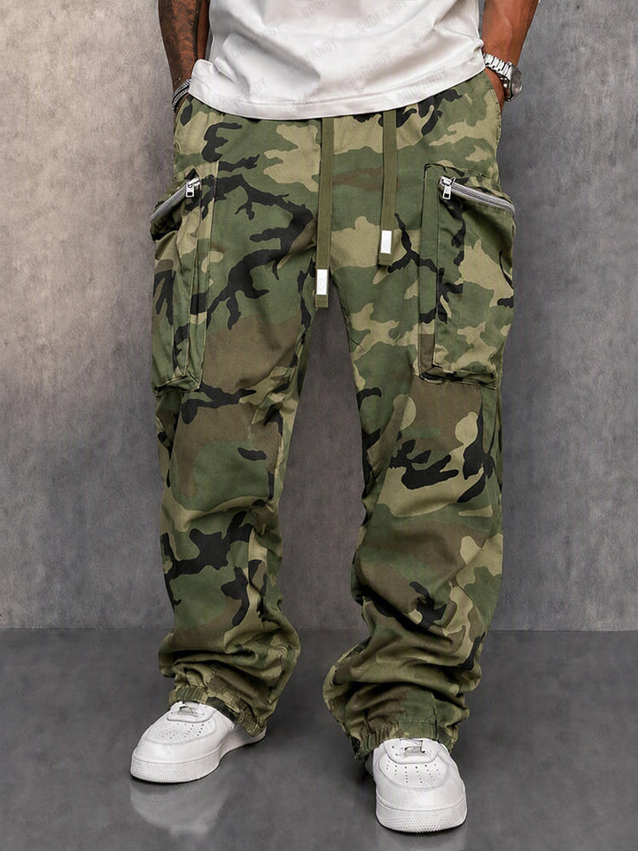 Pantalones Cargo de Camuflaje Estilo Calle Utility