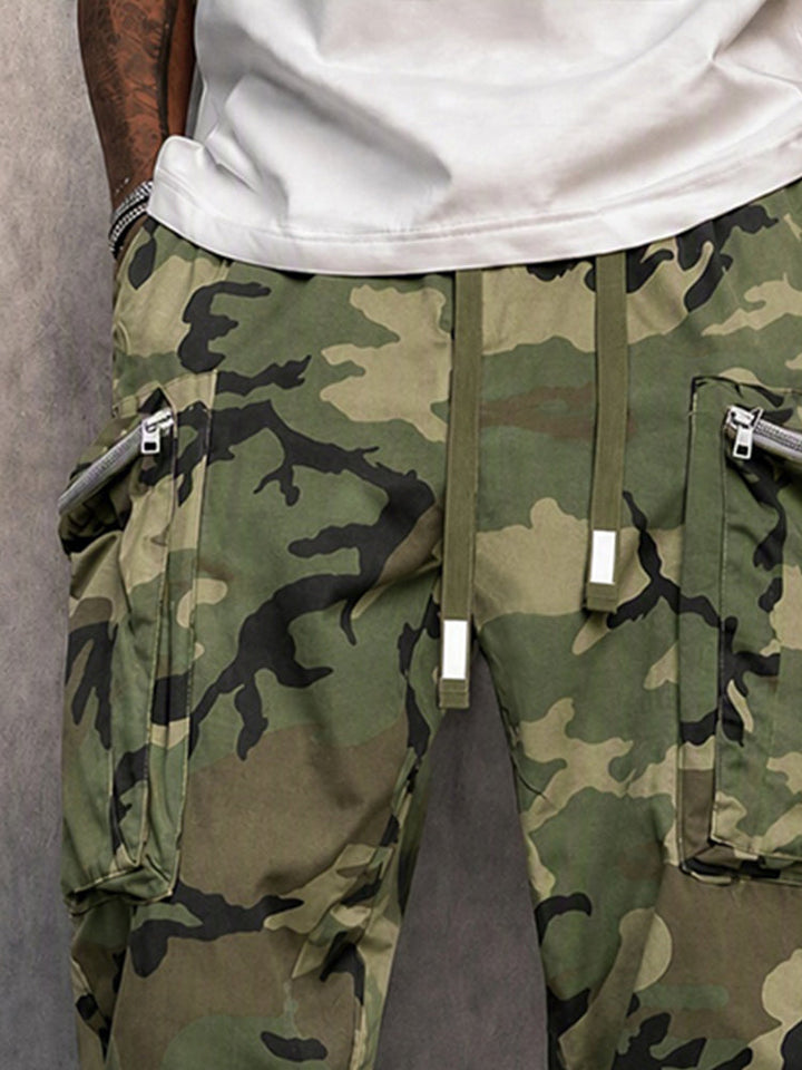 Pantalones Cargo de Camuflaje Estilo Calle Utility