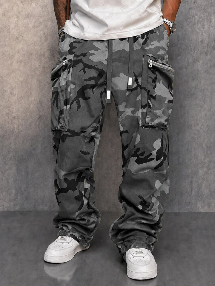 Pantalones Cargo de Camuflaje Estilo Calle Utility