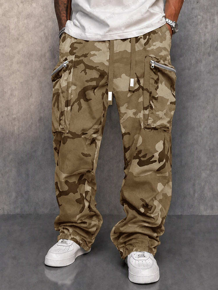 Pantalones Cargo de Camuflaje Estilo Calle Utility