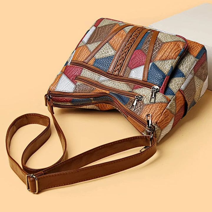 Solara | Bolso de cuero con diseño de mosaico