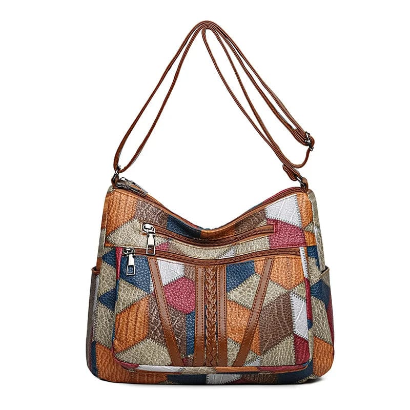 Solara | Bolso de cuero con diseño de mosaico