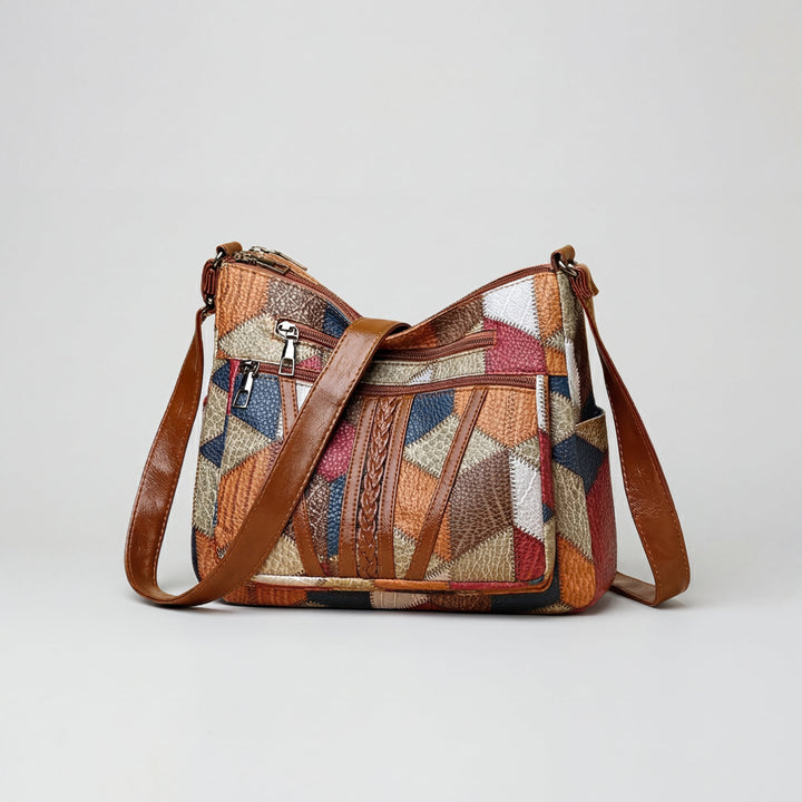 Solara | Bolso de cuero con diseño de mosaico