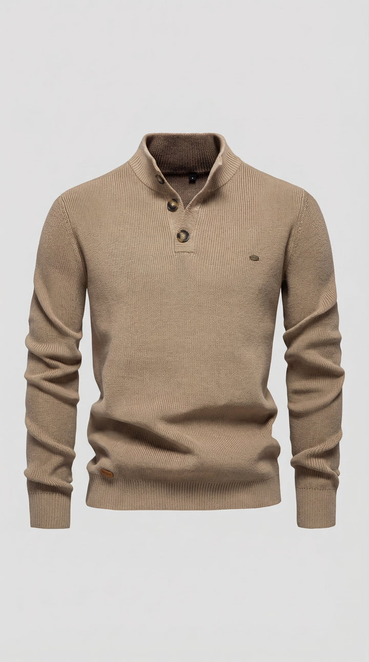 Javier | Jersey con Botones Elegantes