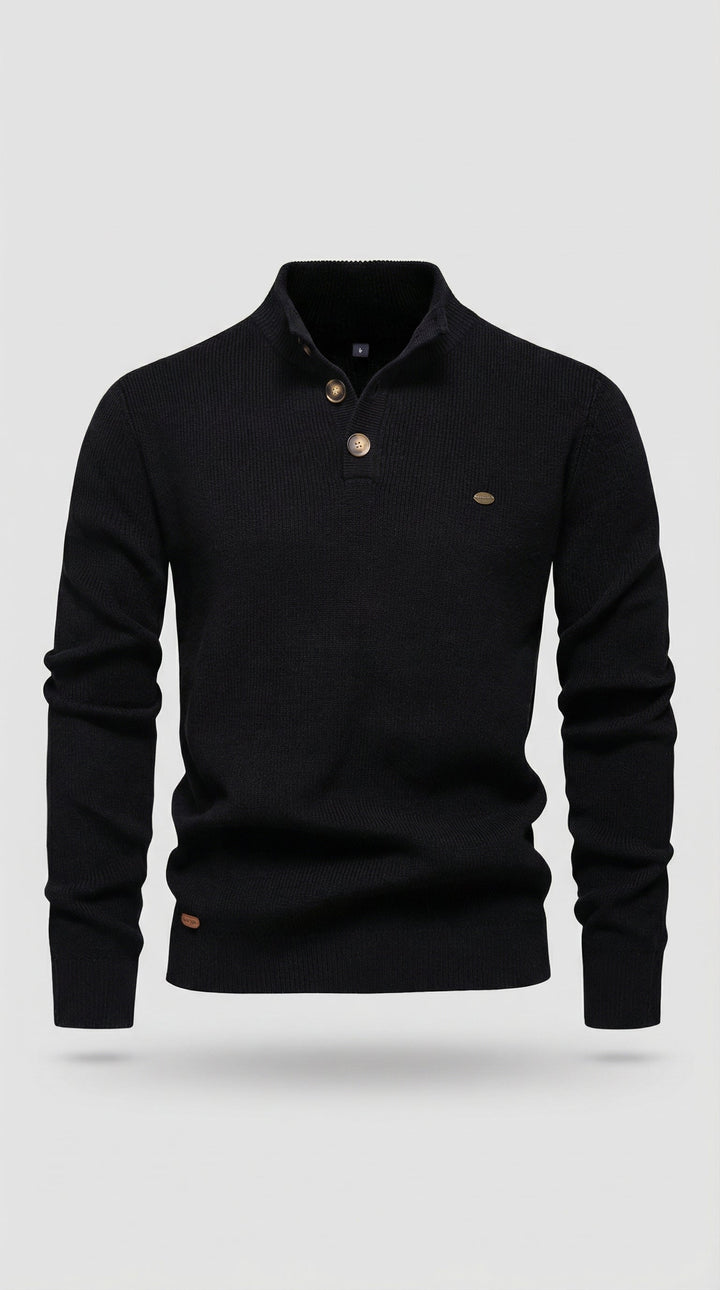 Javier | Jersey con Botones Elegantes