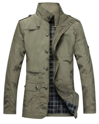 Silvio | Elegante Chaqueta Resistente al Viento