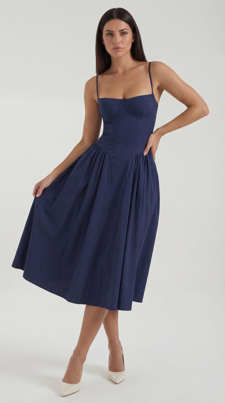 Corsé Odette - Vestido Midi Elegante