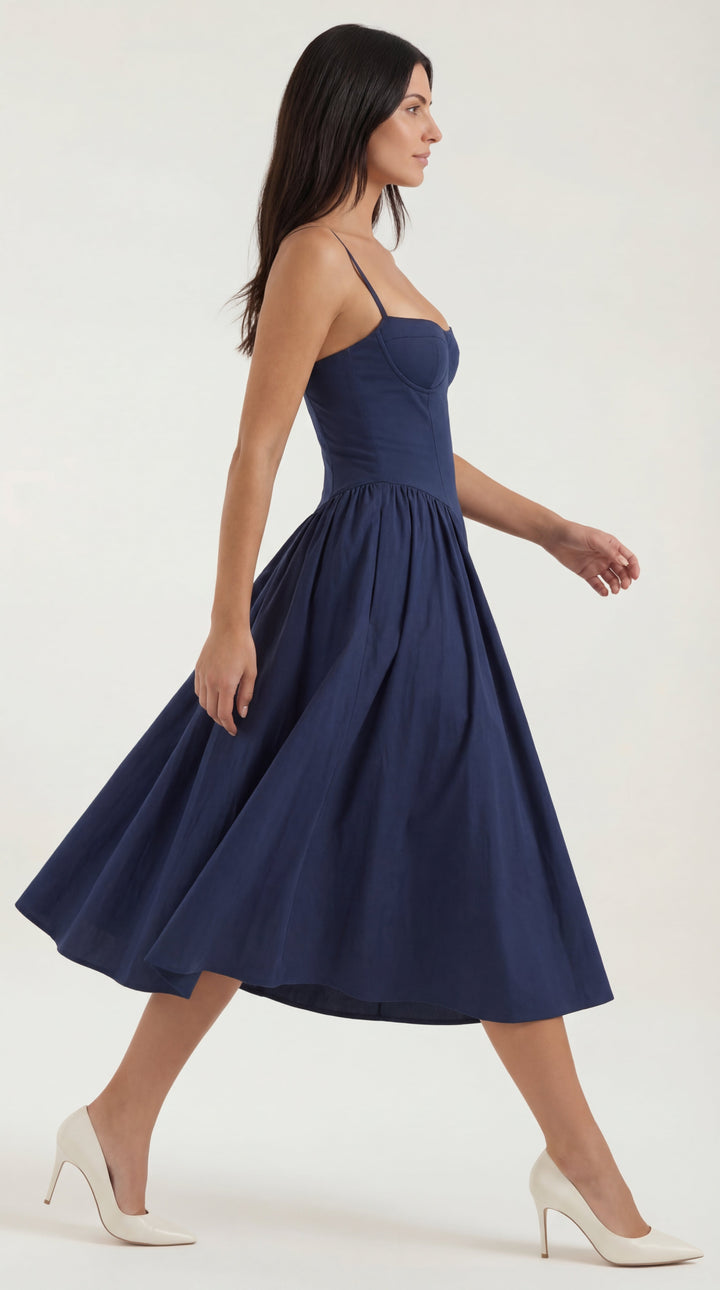 Corsé Odette - Vestido Midi Elegante