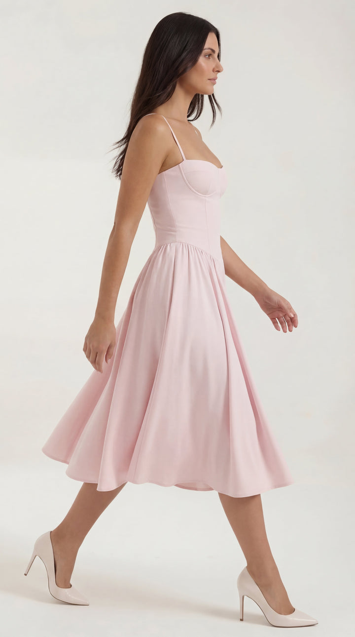 Corsé Odette - Vestido Midi Elegante