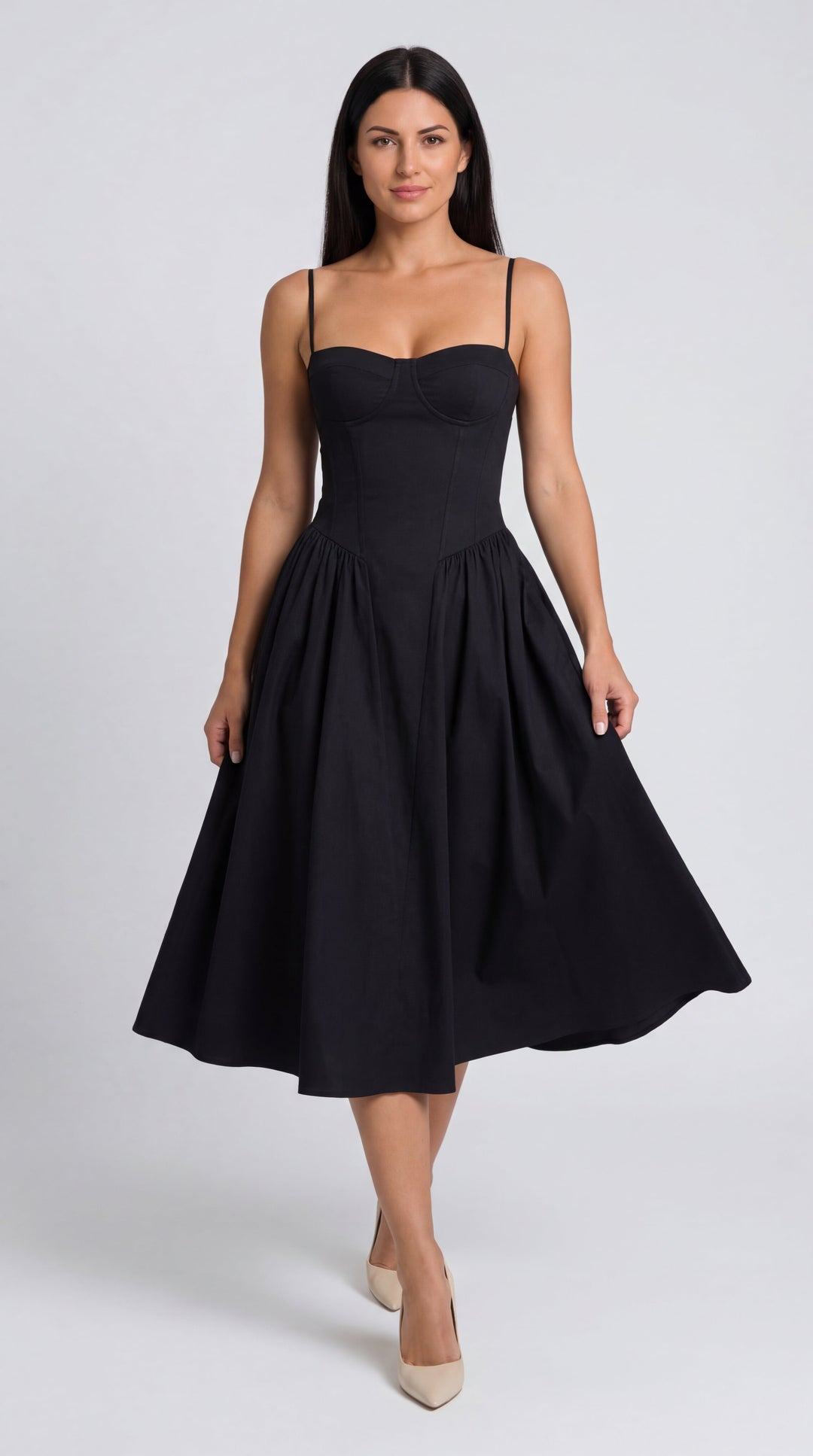 Corsé Odette - Vestido Midi Elegante