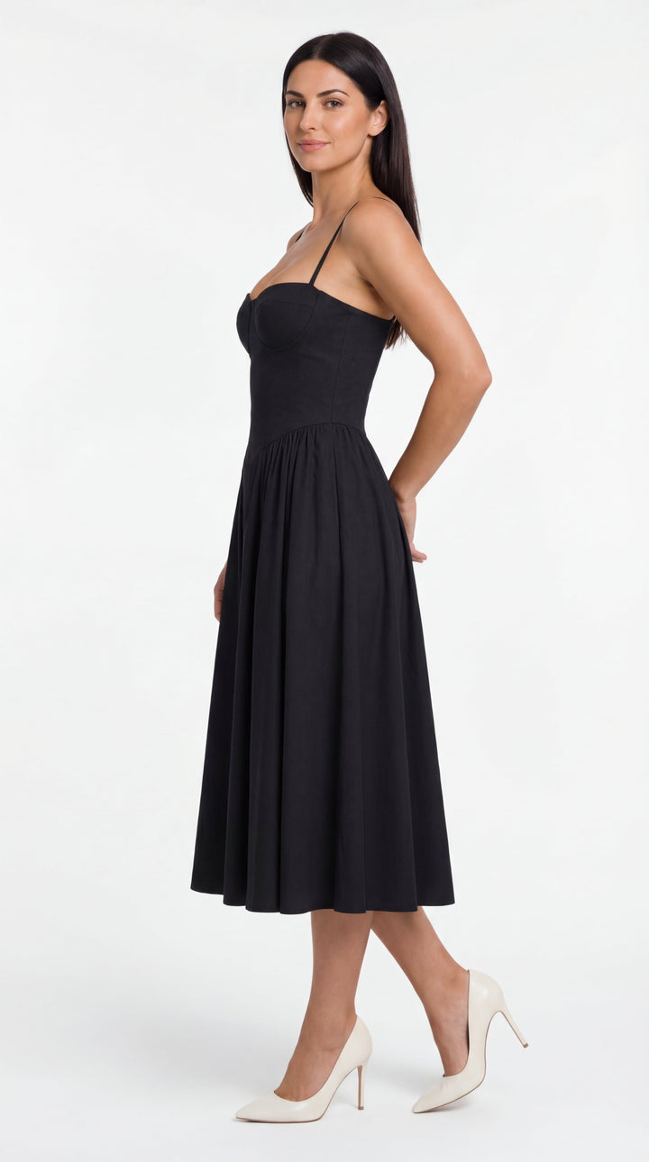 Corsé Odette - Vestido Midi Elegante