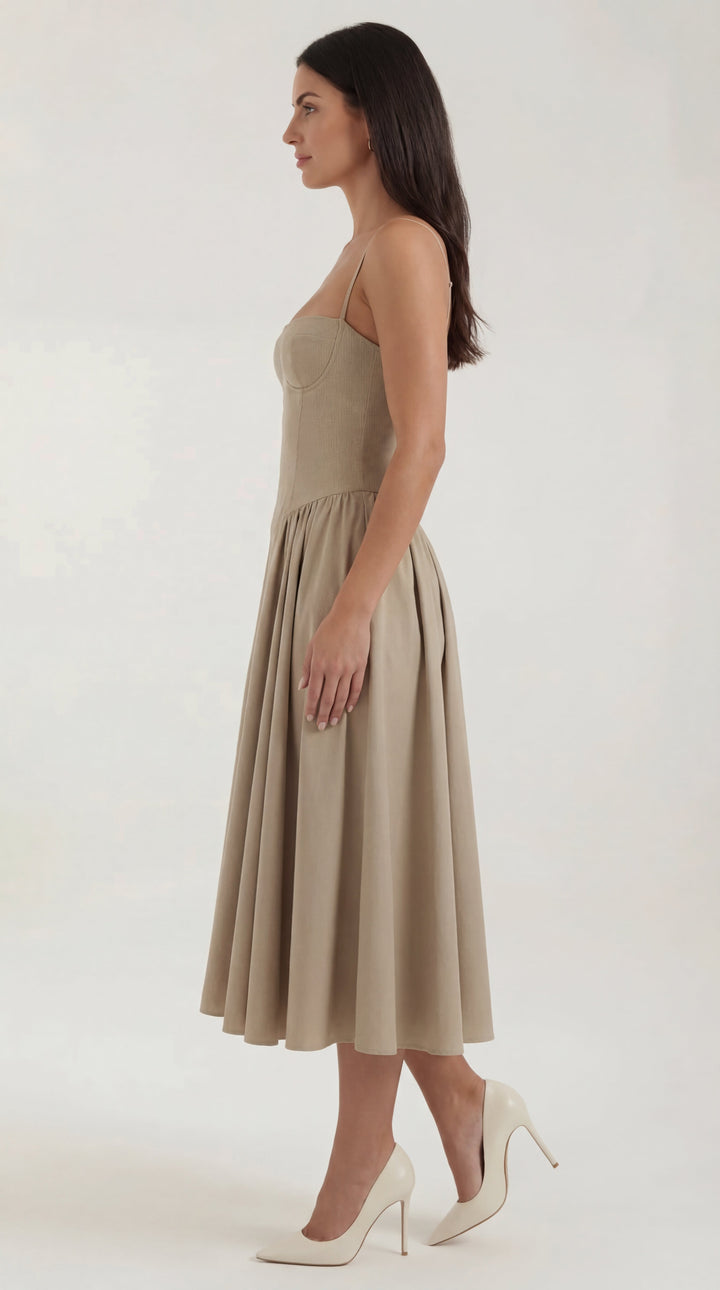 Corsé Odette - Vestido Midi Elegante