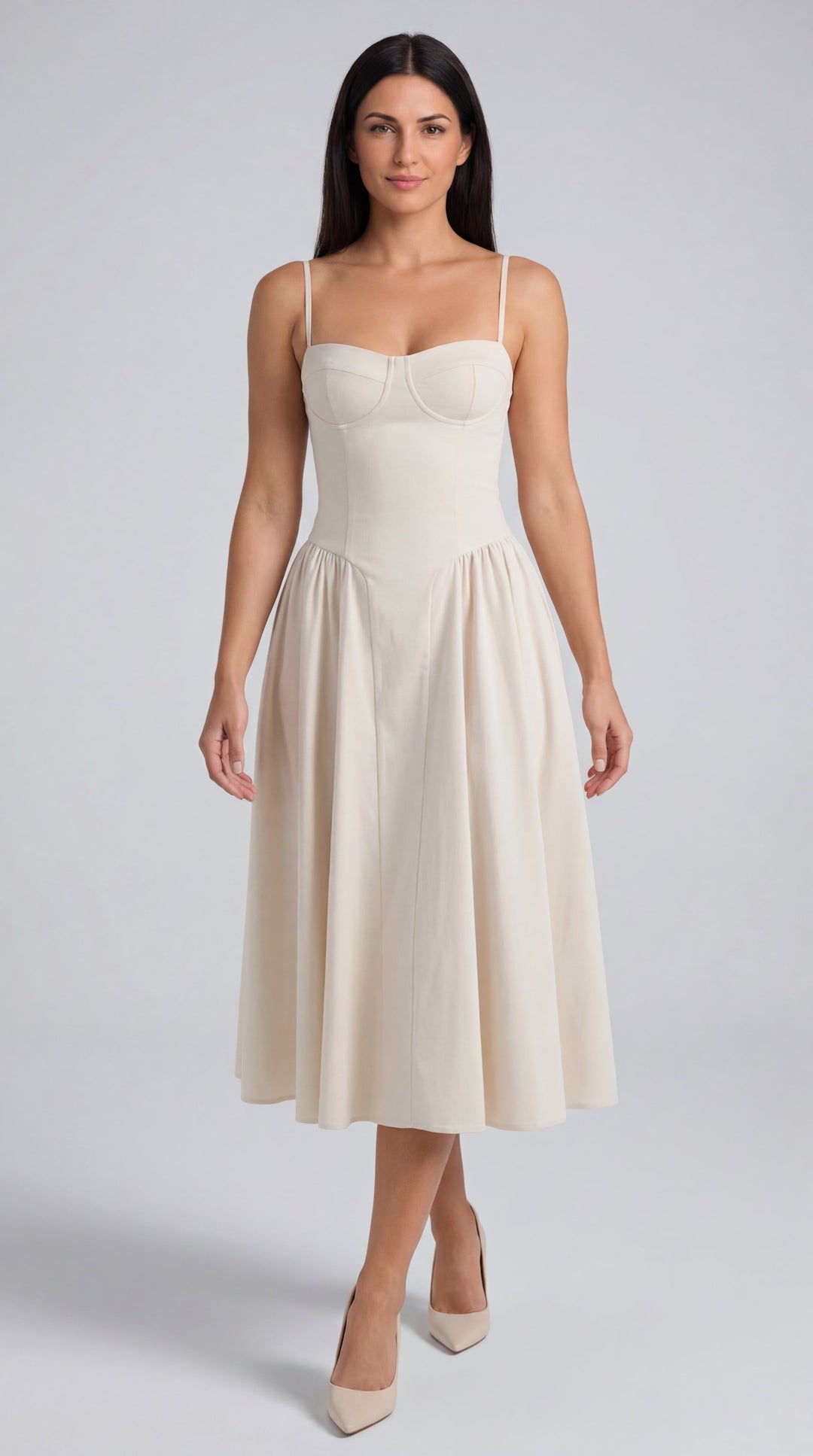 Corsé Odette - Vestido Midi Elegante