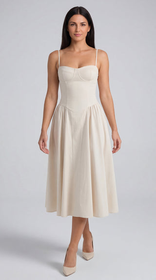 Corsé Odette - Vestido Midi Elegante