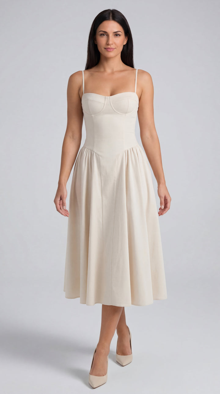 Corsé Odette - Vestido Midi Elegante