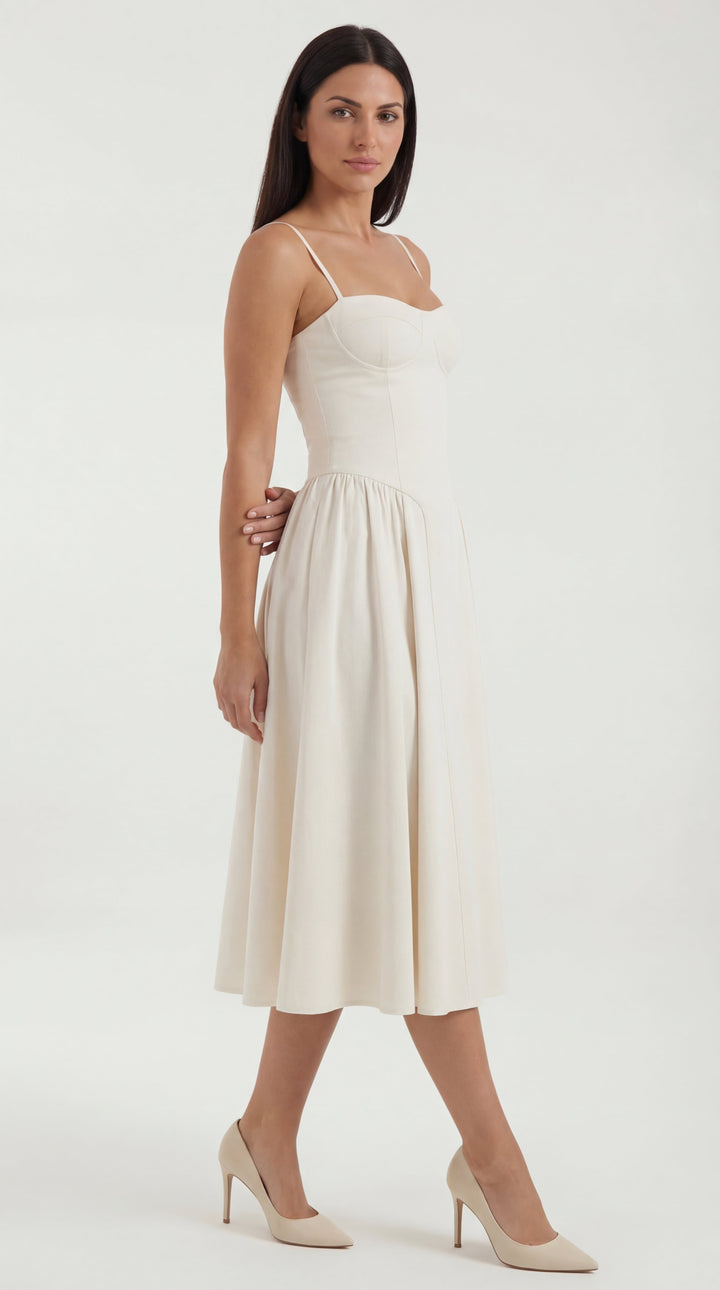 Corsé Odette - Vestido Midi Elegante