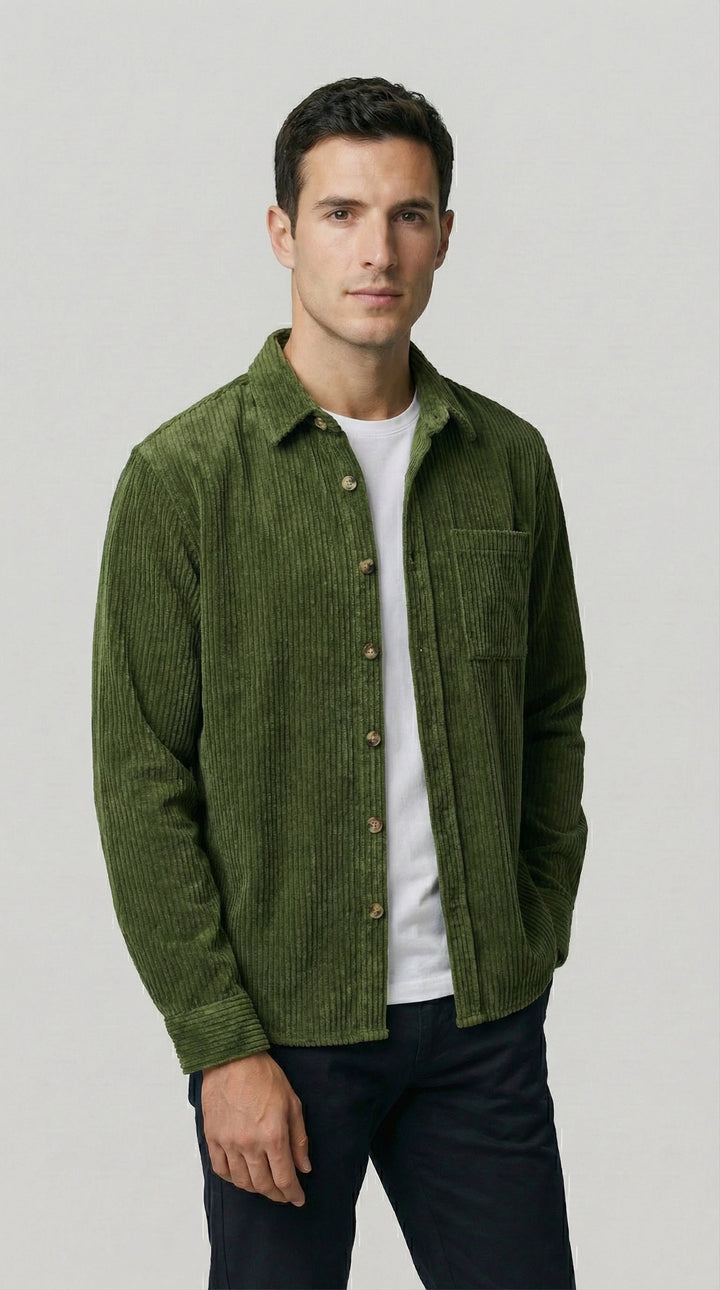 Solan | Camisa de Terciopelo