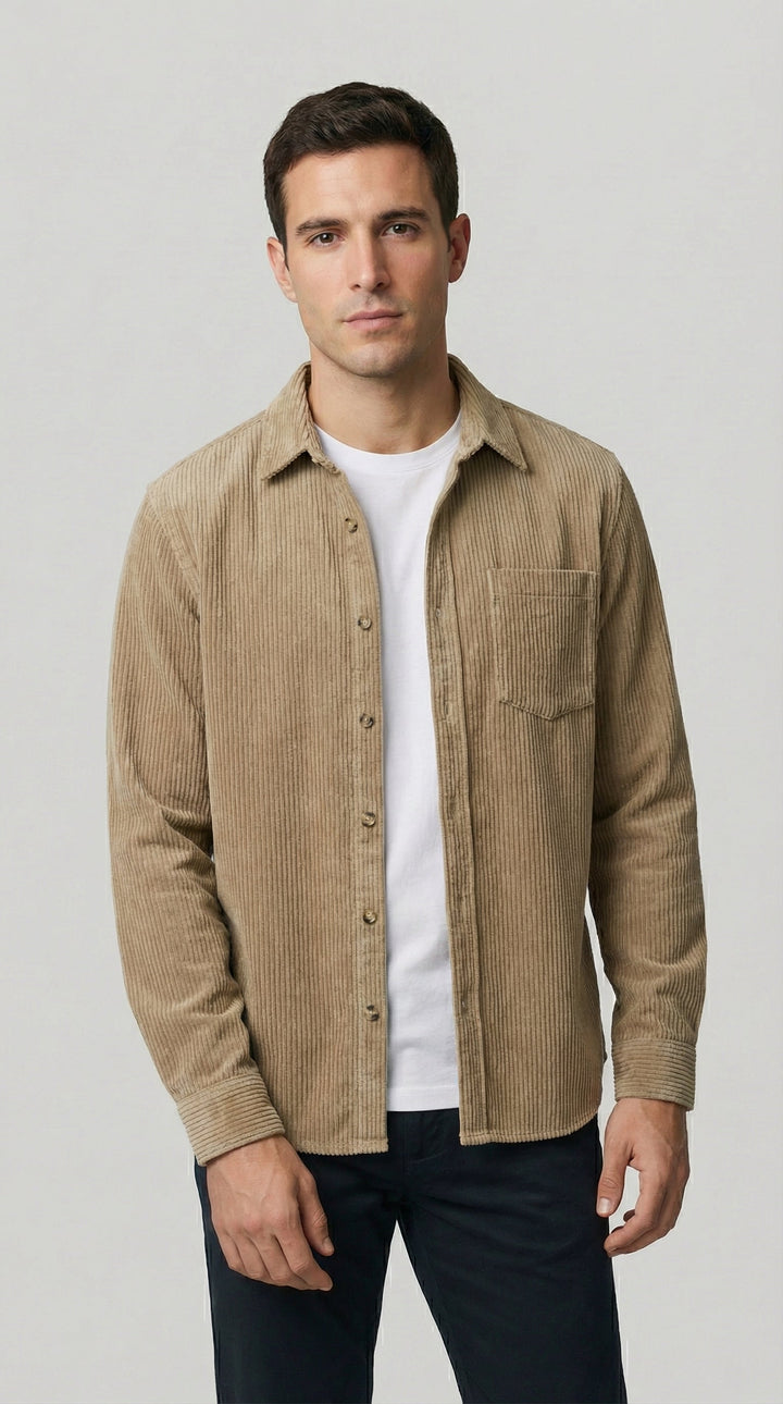 Solan | Camisa de Terciopelo