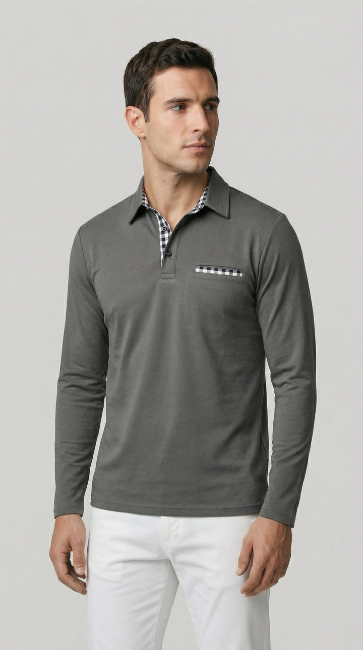 José | Camisa Polo de Manga Larga