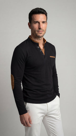 Louis | Camiseta de manga larga con escote en V