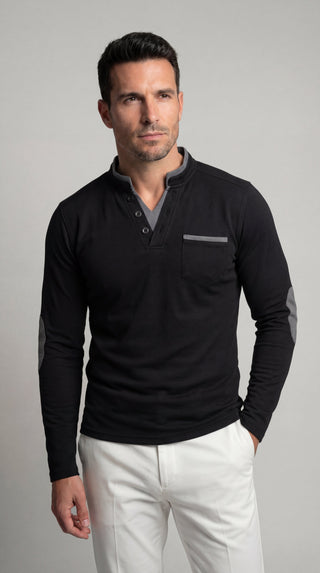 Louis | Camiseta de manga larga con escote en V