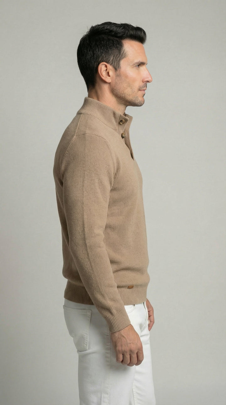 Javier | Jersey con Botones Elegantes
