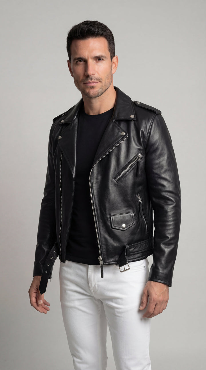 Austin | Chaqueta bomber de cuero
