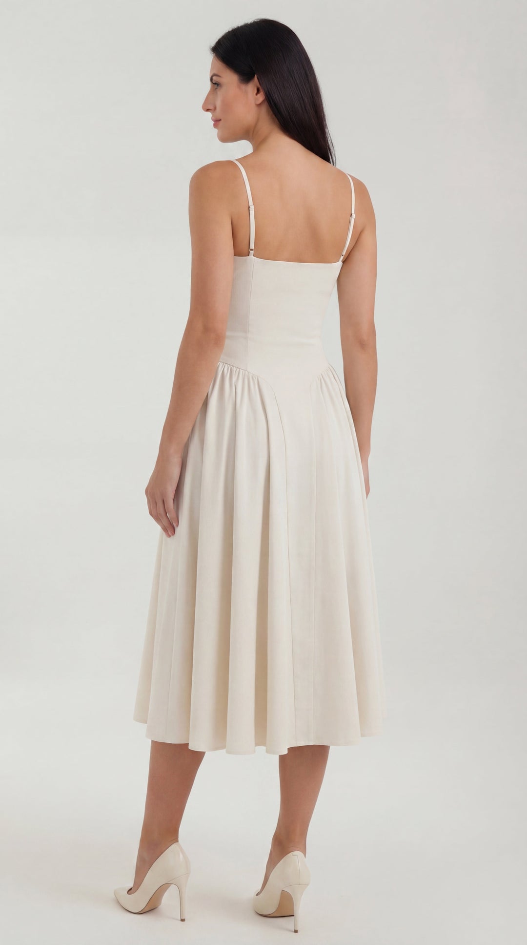 Corset-Style Midi Dress Odette
