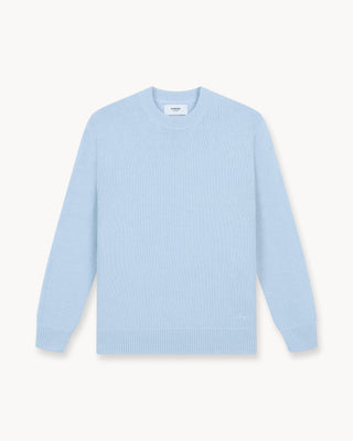Suéter de Punto de Lana (Color Azul Claro)